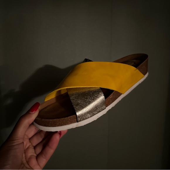 Bobby Women's Cork Wedge Slide Sandal - Picture 3 of 4